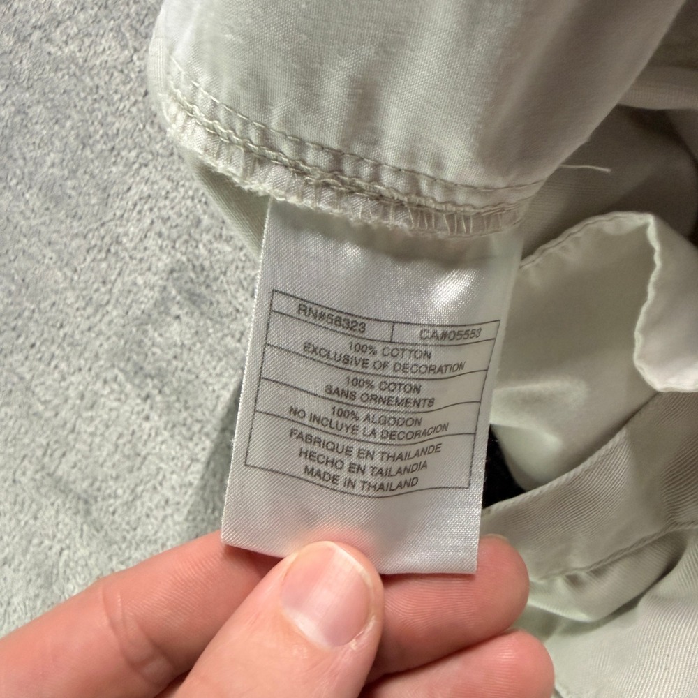 Nike Y2K Golf Flat Front Cotton Twill Chino Pants Mens 34x32 Stone Khaki - Picture 6 of 12